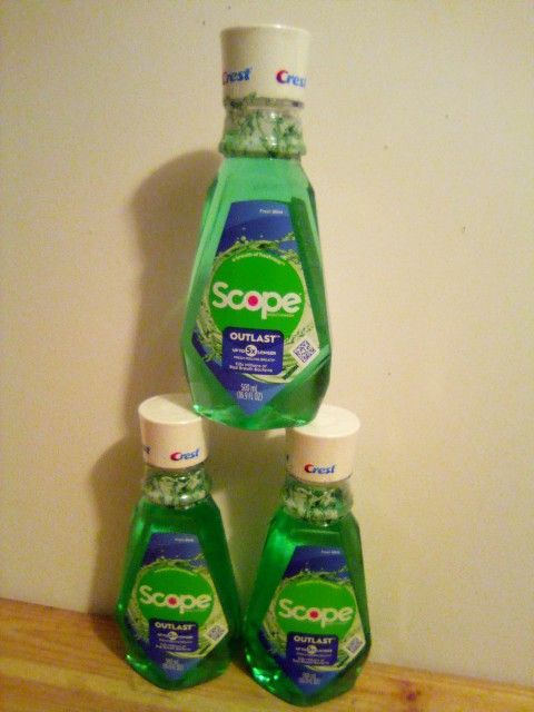 Crest Scope Outlast Mouthwash 16.9 FL Oz 3/$10