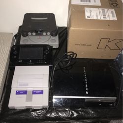 Consoles N64 Super Nintendo SNES PlayStation 3 PS3 PS1