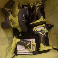 Ryobi Tool Kit With Bag-No Battery Or Charger