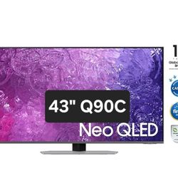 SAMSUNG 55" INCH NEO QLED 4K SMART TV Q90C ACCESSORIES INCLUDED 