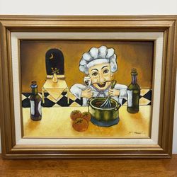 "Jean Pierre" by framed Painting Will Rafuse 21x17