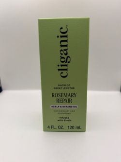 Cliganic Rosemary Repair Scalp & Strand Oil with Biotin, 4 fl oz