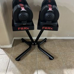 FitRx Weights with stand. 