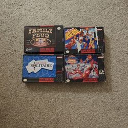 (PENDING SALE)SNES Game Bundle CIB (Read description)