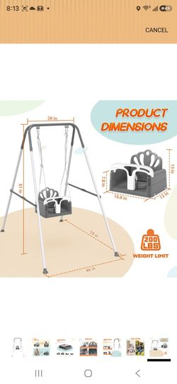 Baby toddler swing