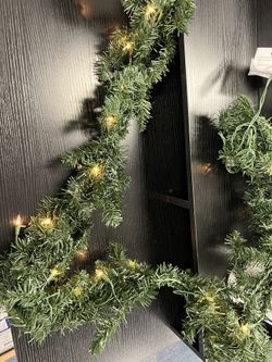 Christmas Garland With Lights