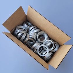 50 regular mouth mason jar Bands 