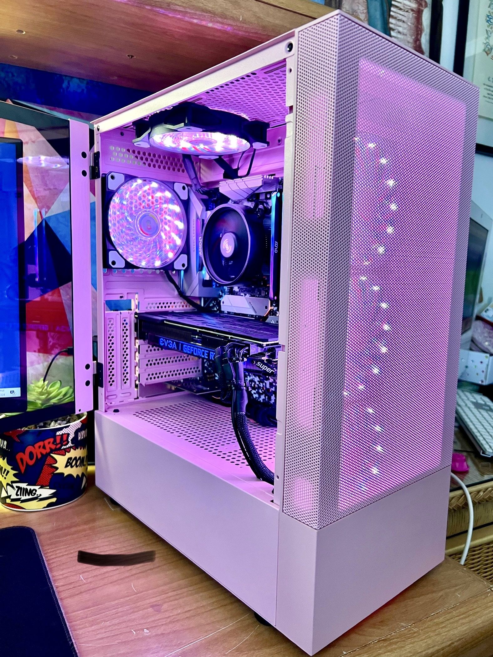 CUSTOM GAMING PC 🕹️👾|| AMD RYZEN 7 5700 || RTX 2080 SUPER || 16 GB RAM|| WINDOWS 10
