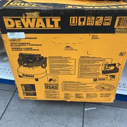 Dewalt Nailer And Compressor Combo Kit New