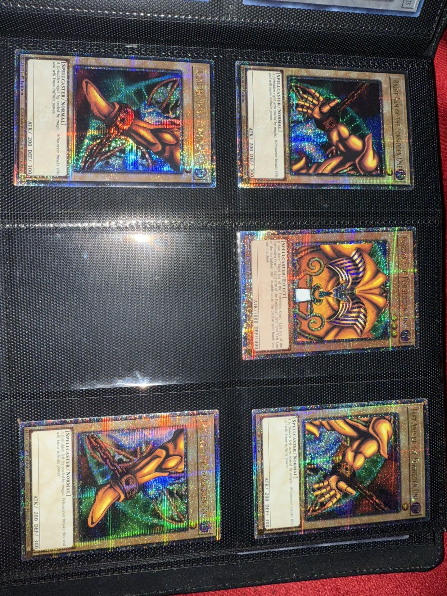 Quarter Century Secret Rare Exodia The Forbidden One Set