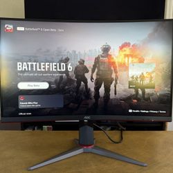 AOC Curved Gaming Monitor 27”