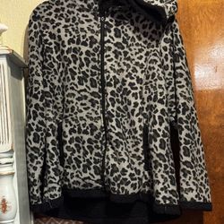 Snow Leopard print jacket