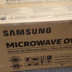 New Samsung microwave 