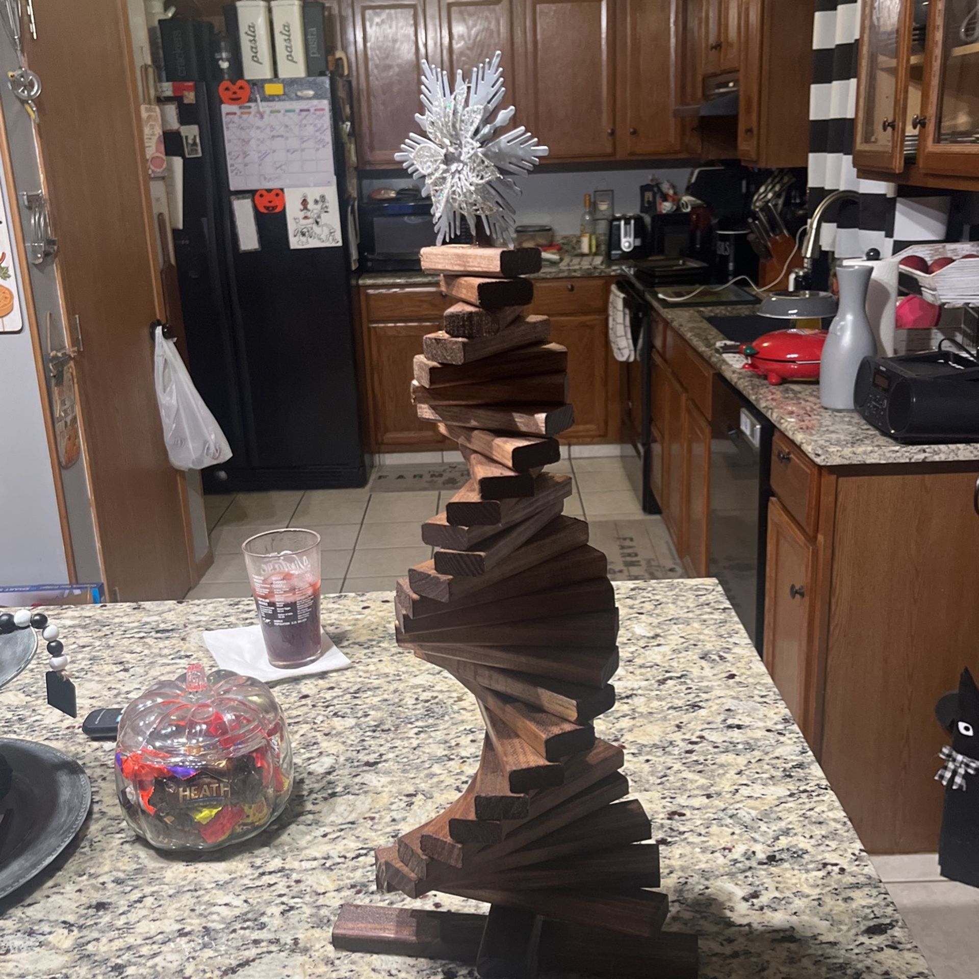 Handmade Spiral Xmas tree