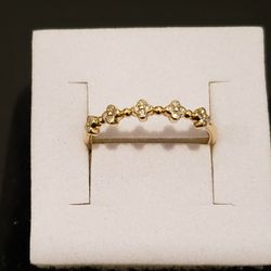 10kt Gold Diamond Ring Band 
