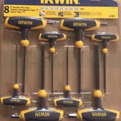 8 “T” Handle Hex Key Set $25 OBO