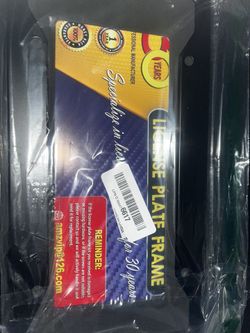 BRAND NEW In Plastic License Plate Frame