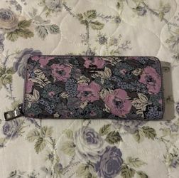 Beautiful Large Blue/purple Authentic Coach Wallet
