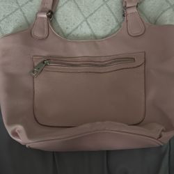 pink handbag