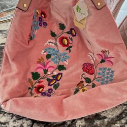 Floral Pink Purse