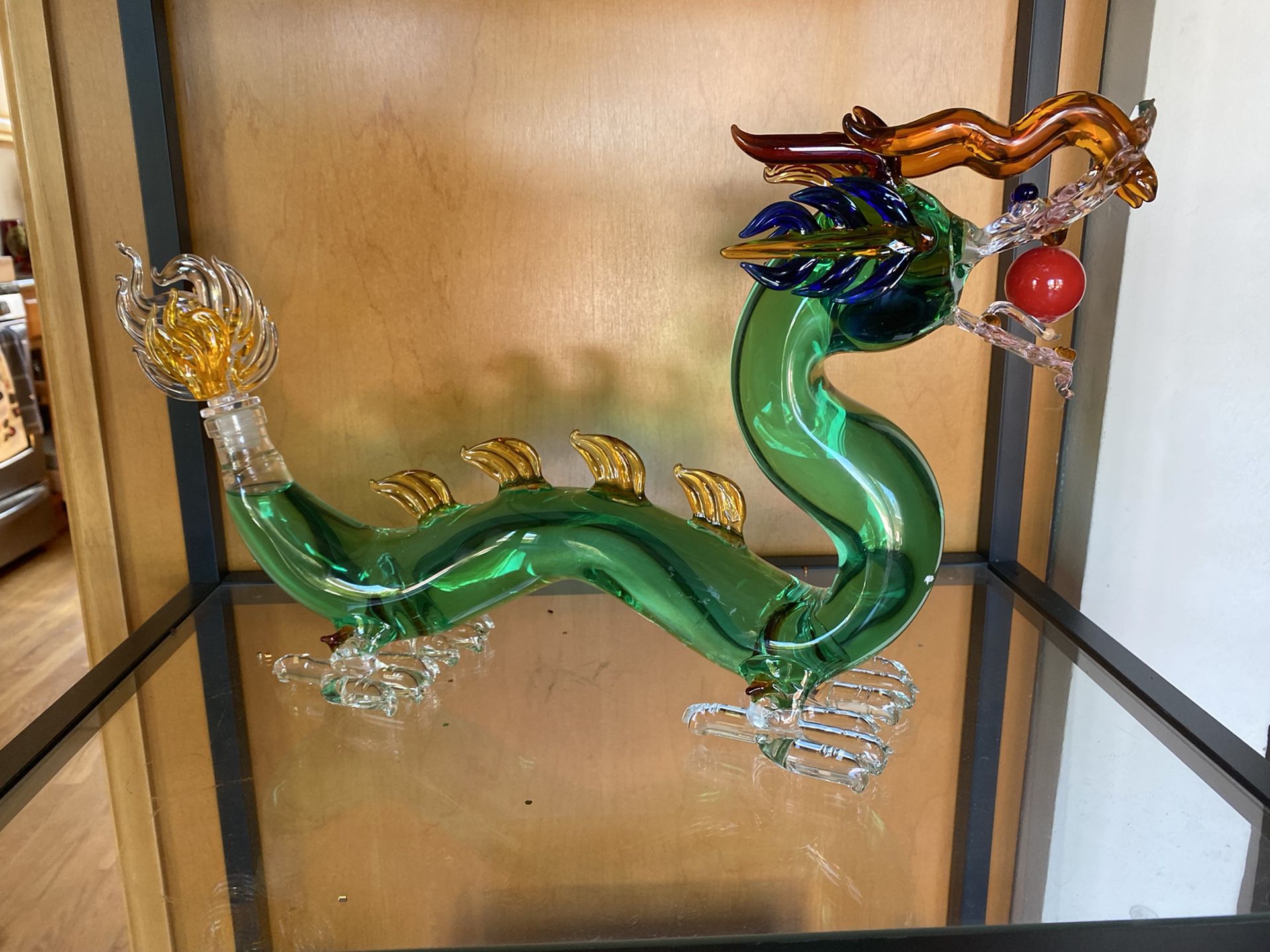 Free Glass  Refillable Dragon 