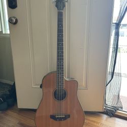 Acoustic Electric Bass Guitar