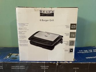 Bella Pro Series 6 Burger Grill