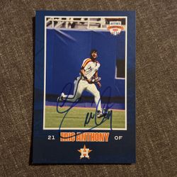 Eric Anthony autograph