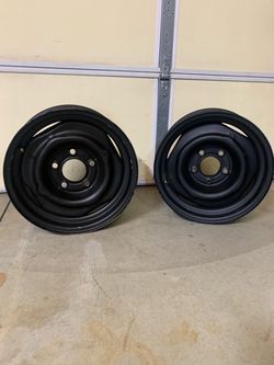 Chevy 15” Steel Wheel – 5 Lug Bolt Pattern – Set