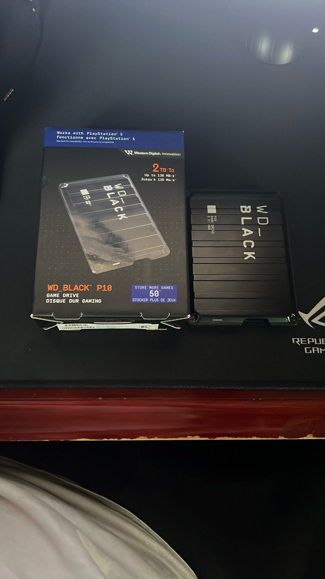 WD_BLACK P10, Game Drive, Up to 2 TB of storage.