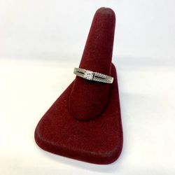 FLAWLESS 10K ENGAGEMENT RING 