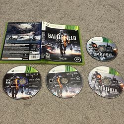 XBOX 360: Battlefield 3(Complete) and 4(Disc Only) LOT OF 2