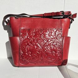 PATRICIA NASH TOOLED PURSE