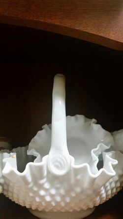 Milk glass ... 6 piece