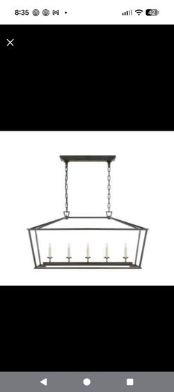 MODERN RECTANGULAR CHANDELIER