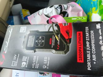 Schumacher jump starter/air compressor