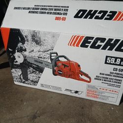 Echo 59.8cc Gas Powered Chainsaw 