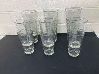 12 Matching Drinking Glasses