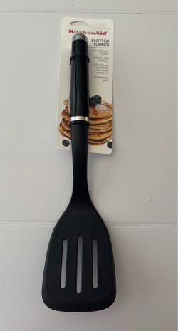 New KitchenAid Classic Slotted Turner, One Size, Black