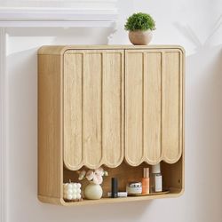 Bathroom Wall Mounted Storage Cabinet, Medicine Cabinet with Adjustable Shelf, Over The Toilet Storage Cabinet for Bathroom, Laundry Room, Kitchen, Li