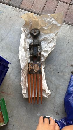 Antique wood sculpture