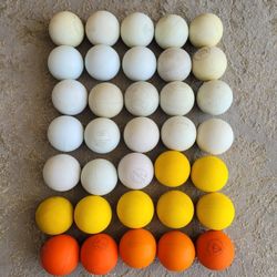 🔥 $2 Each OBO 35 Lacrosse Balls Bulk Lot Practice Training Game Ready Sports Gear Drills LAX Field Lacross Sports  👀

Overall Good preowned conditio