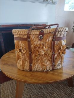 Vintage Woven Large Bag