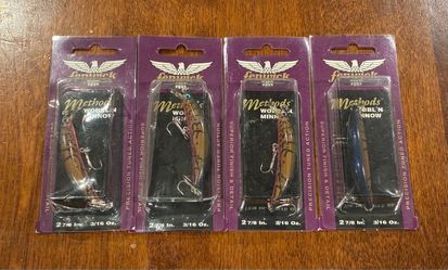 Fenwick Methods Wobbl'N Minnow Fishing Lures – Lot of 4