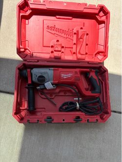 Milwaukee 1” rotary chipping hammer drill - roto martillo taladro eléctrico