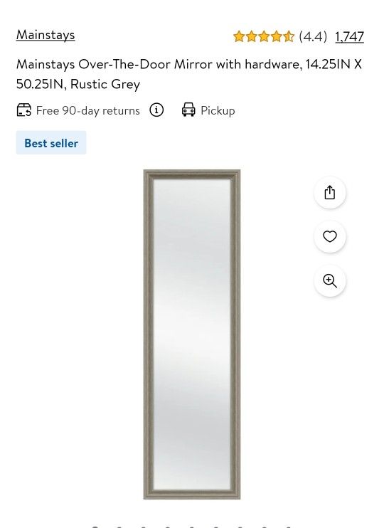 Mainstays mirror New