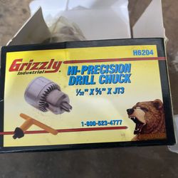 Grizzly Industrial High Precision Drill Chuck And MT3 Tang End Drill Chuck