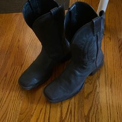 Cowboy Boots Black Size 14 EE
