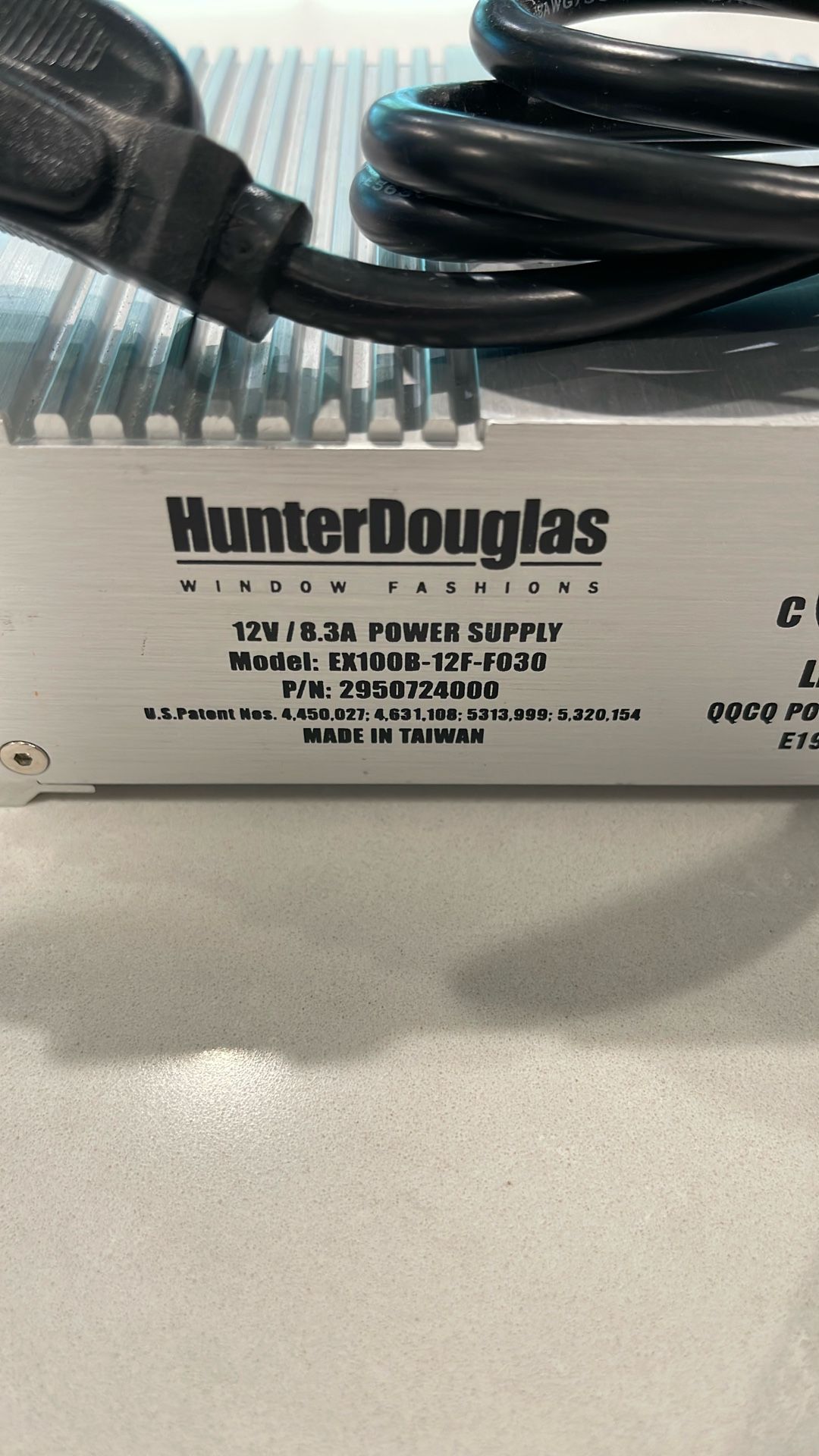 Hunter Douglas Power Supply
