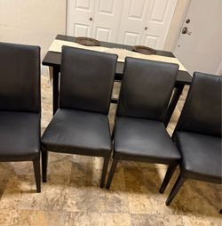Dining table with chairs